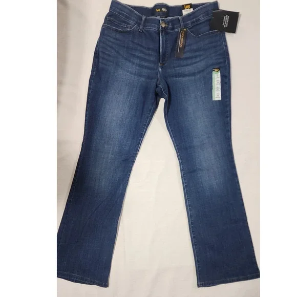 lee regular fit bootcut mid rise 16 medium W34x40L women's - Picture 8 of 11